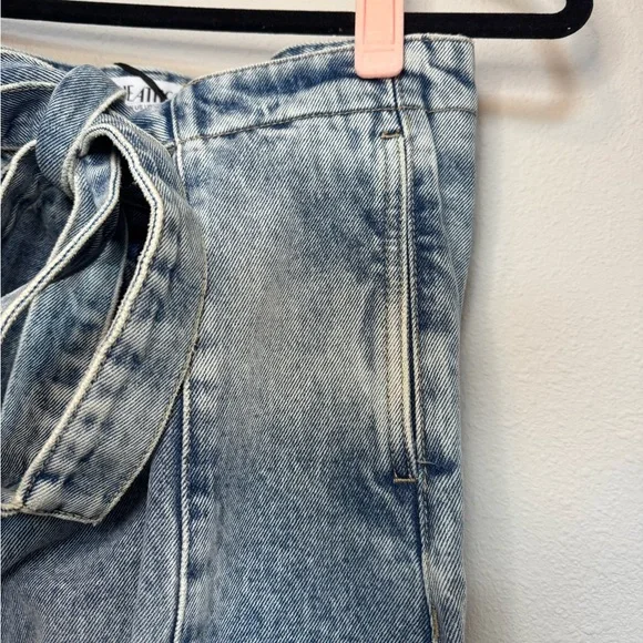 The Attico Blue Paneled Jeans NWT - Picture 6 of 13